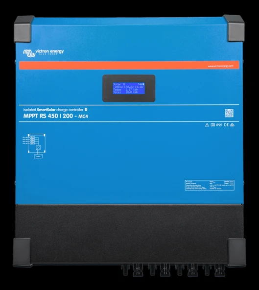 Victron Solar Şarj Kontrol Cihazı SmartSolar MPPT RS 450/200-MC4 Charge Controller (SCC145120510) ürün görseli 1