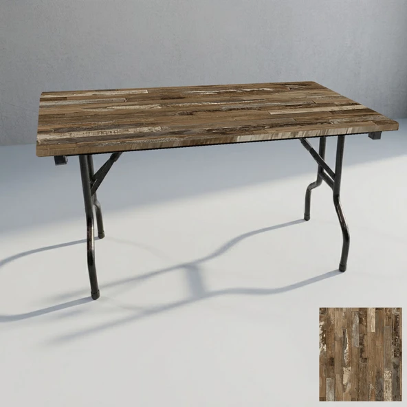 Banket Katlanır Masa (Werzalit, Allzalit. Vermodin Tabla 80x140) - Maracaibo ürün görseli 1