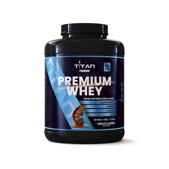 Titan Premium Whey Protein Tozu 1820g-Çikolata-Aroma ürün görseli 1