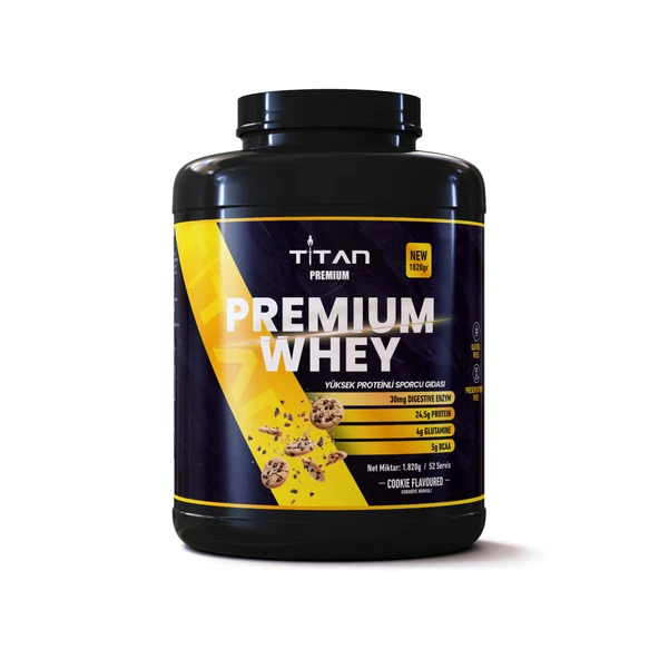 Titan Premium Whey Protein Tozu 1820g-Kurabiye-Aroma ürün görseli 1