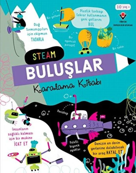 STEAM Buluşlar Karalama Kitabı ürün görseli 1