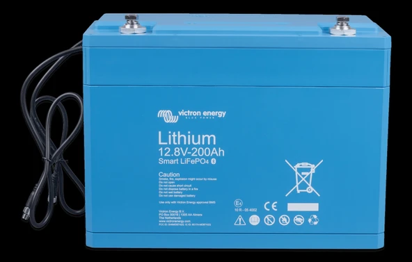 Victron Lityum Akü LiFePO4 Lithium Battery Smart 12,8V/200Ah (BAT512120610) ürün görseli 1