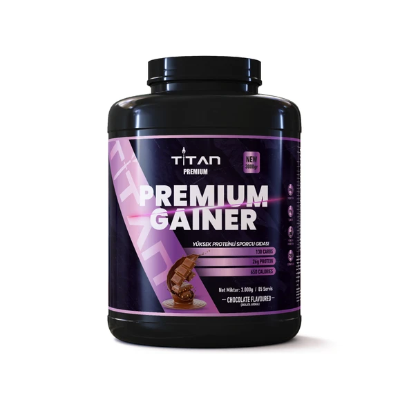 Titan Premium Gainer 3000Gr-Çikolata-Aroma ürün görseli 1