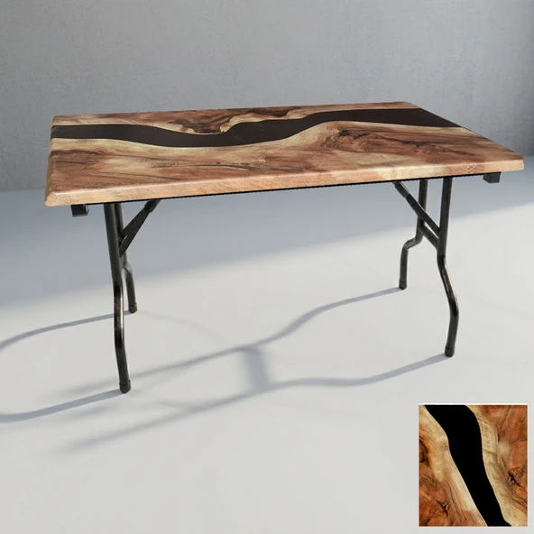 Banket Katlanır Masa (Werzalit, Allzalit. Vermodin Tabla 80x140) - Epoxy ürün görseli 1