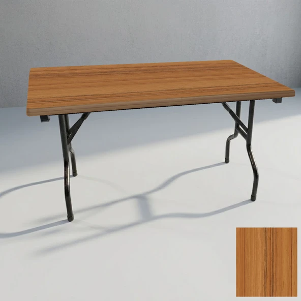 Banket Katlanır Masa (Werzalit, Allzalit. Vermodin Tabla 80x140) - Real Teak ürün görseli 1