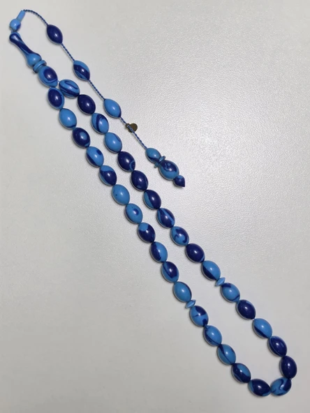 Fatih Erbabacan Usta İmzalı Arizona Katalin Kehribar Tesbih Beyzi Kesim (8 x 11 mm) ürün görseli 1