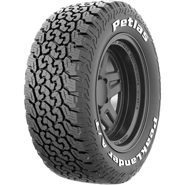 Petlas Peaklander A/T 245/70R16 113/110S M+S 3PMSF RWL 8PR ürün görseli 1