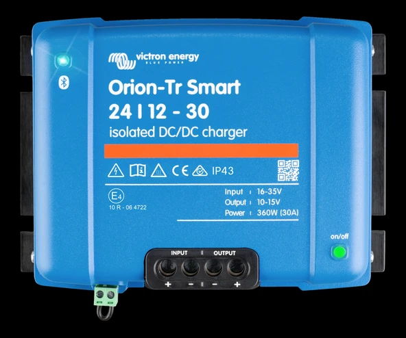Victron DC-DC Akü Şarj Cihazı İzole Akıllı Orion-Tr Smart Isolated 24/12 30A Battery Charger (ORI241236120) ürün görseli 1