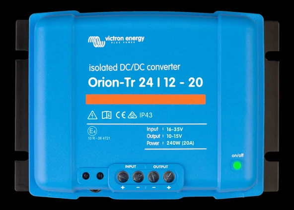 Victron DC-DC Konvertörü İzole Orion-Tr Isolated 24/12 20A 240W Converter (ORI241224110) ürün görseli 1