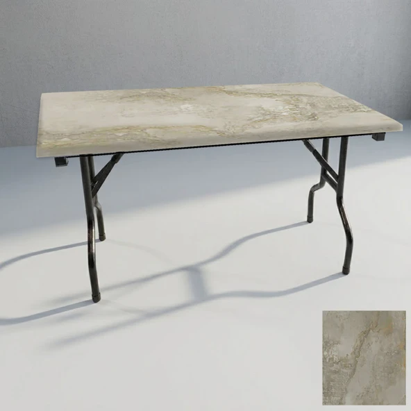 Banket Katlanır Masa (Werzalit, Allzalit. Vermodin Tabla 80x140) - Irony ürün görseli 1