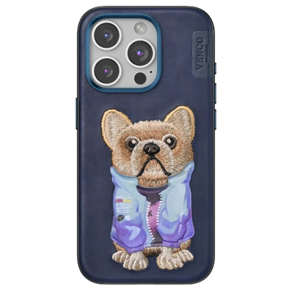 Venco Apple İphone 15 Pro Max Cute Desenli Kapak - Lacivert ürün görseli 1