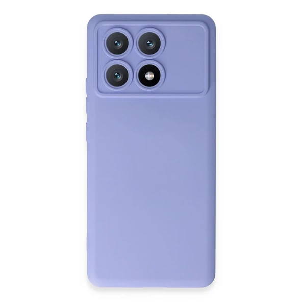 Xiaomi Poco X6 Pro Kılıf Nano İçi Kadife Silikon - Lila ürün görseli 1