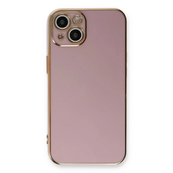 Apple İphone 13 Kılıf Volet Silikon - Mor - Resim 2