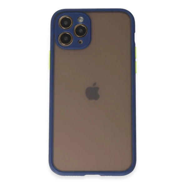 Apple İphone 11 Pro Kılıf Montreal Silikon Kapak - Lacivert ürün görseli 1