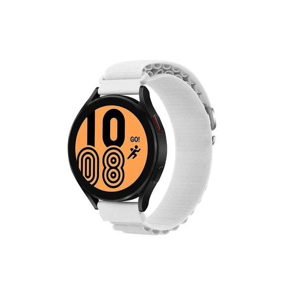 Watch 20mm Kr410 Kumaş Kordon - Beyaz ürün görseli 1
