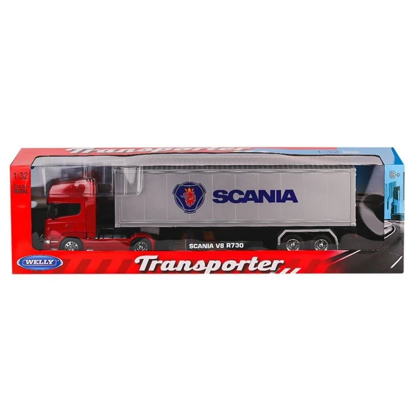 32671S-W Welly Scania Trans V8 R730 1:24 -Karsan Oyuncak ürün görseli 1