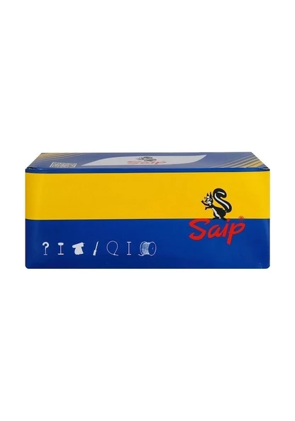 Saip Kılçık Konfeksiyon 55 MM 10.000 Lİ Şeffaf ürün görseli 1
