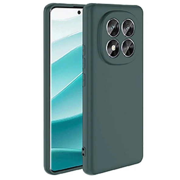 Xiaomi Redmi Note 14 Pro 4g Kılıf First Silikon - Koyu Yeşil ürün görseli 1