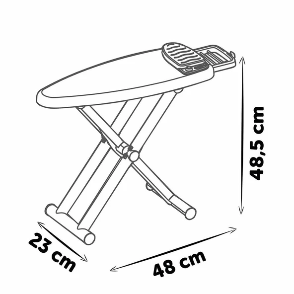 7600330121 Smoby Ütü Masası - Resim 4