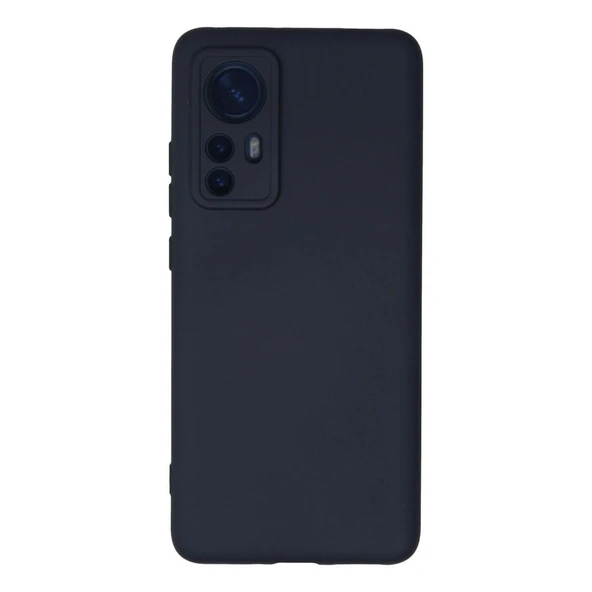 Xiaomi Mi 12 Kılıf Nano İçi Kadife Silikon - Lacivert ürün görseli 1