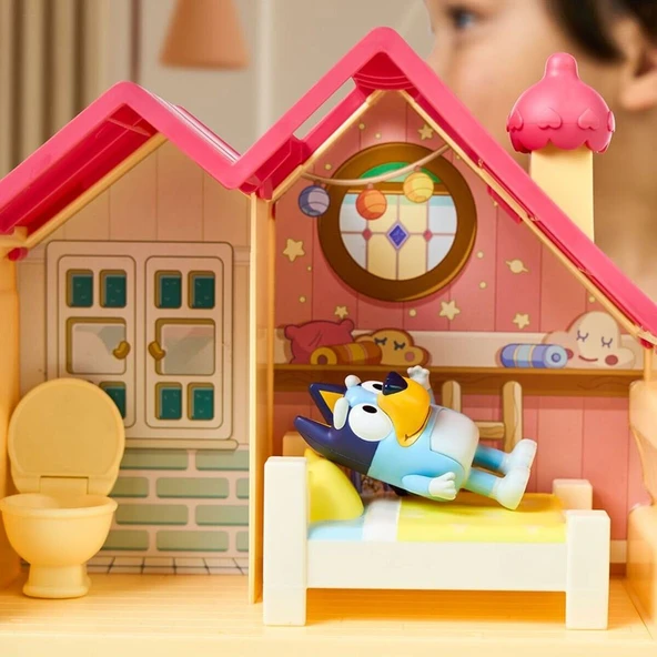 BLUEY 17614 Bluey Mini Ev ve Figür Oyun Seti - Resim 3
