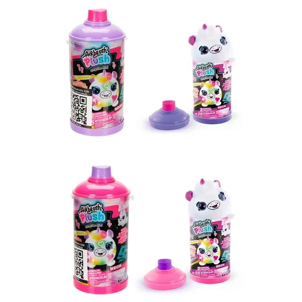 45521 SUN-CNL-HOBİ SET AIRBRUSH PLUSYSTERY MINI PLUSH NEON SERIES 2 ürün görseli 1