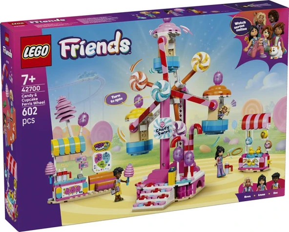 LEGO Friends 42700 Candy and Cupcake Ferris Wheel ürün görseli 1