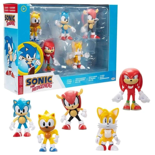 JKSON42364 Sonic 5li Figür Set ürün görseli 1