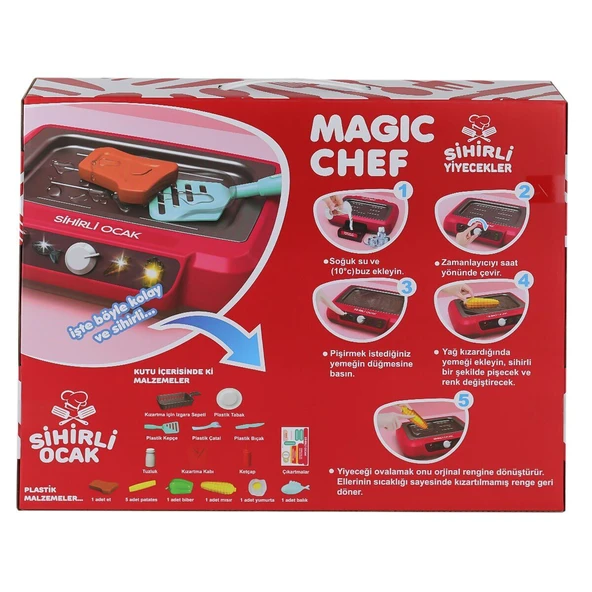 2A550 Magic Chef Barbekü ak Seti -Limon Oyuncak - Resim 2