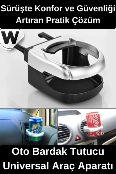 #BardakTutucu Universal Araç İçi Bardak Tutucu Ergonomik Plastik Oto İçecek Sabitleyici Soğuk Sıcak Koruyucu Ayarlanabil ürün görseli 1