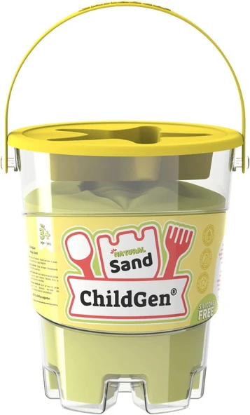 Doğal Kinetik Kum 500Gr - Sarı ürün görseli 1