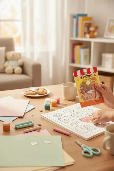 Miniso Pişirme Serisi Mimibara Sayfa Pvc Sticker Seti, 2025067110101 ürün görseli 1
