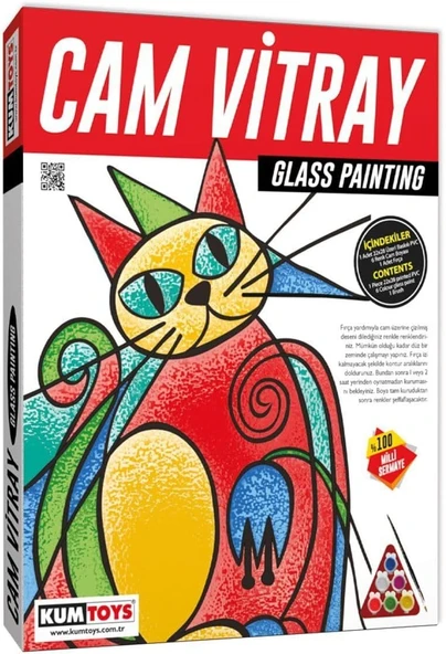 5001 Kumtoys Cam Vitray - Glass Painting / +6 Yaş ürün görseli 1