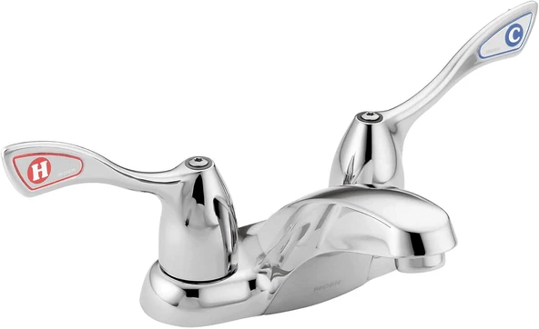 Moen 8800F05 M-Bition İki Saplı Lavabo Bataryası, Parlak Krom, 0.5 ürün görseli 1