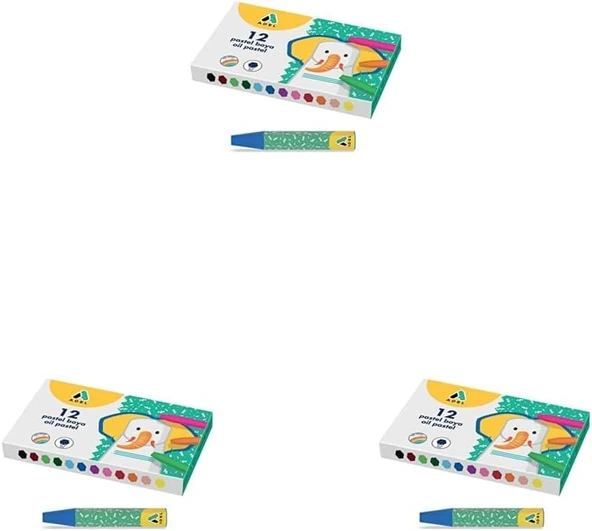 Adel Pastel Boya, 12 Renk, 4280837002 3Lü Paket ürün görseli 1