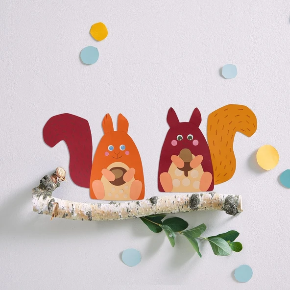 Bastelset - Erstes Schneiden Eichhörnchen ürün görseli 1