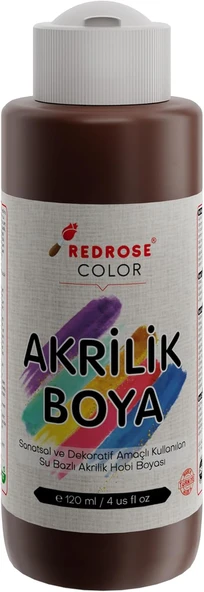 Red Kahverengi Akrilik Boya 120 Ml ürün görseli 1