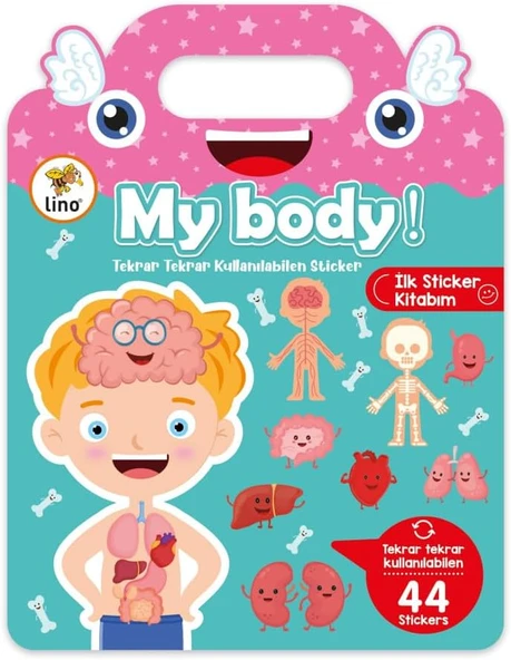 Lino Tekrar Tekrar Kullanılabilen İlk Sticker Kitabım My Body ürün görseli 1