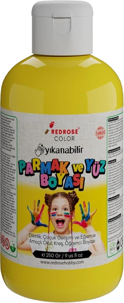 Sarı Parmak Boyası 250Gr ürün görseli 1