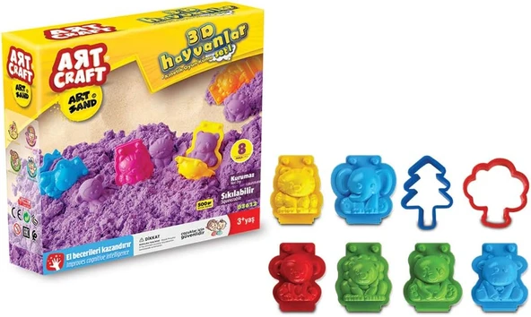 03612 Hayvanlar Kumseti̇ 500 Gr Artsand ürün görseli 1