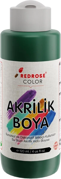 Red Koyu Yeşil Akrilik Boya 120 Ml ürün görseli 1
