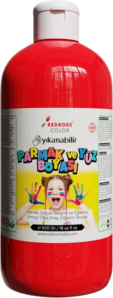 Red Kırmızı Parmak Boyası 500 Gr ürün görseli 1