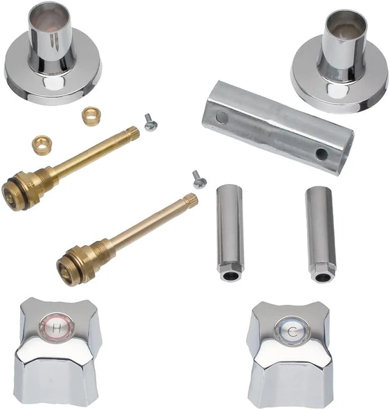 Danco Dayanıklı Pirinç 2 Saplı Küvet/Duş Trim Kiti Kohler, Krom, 9C-26H/C, 1-Kit (39687) ürün görseli 1