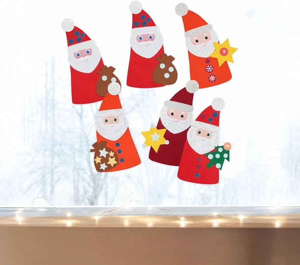 Bastelset - Erstes Kleben Nikoläuse ürün görseli 1