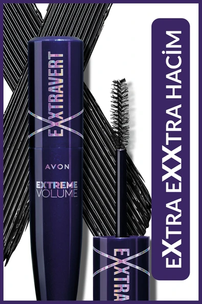 Exxtravert Ekstra Hacim Veren Maskara 9 Ml. Blackest Black ürün görseli 1