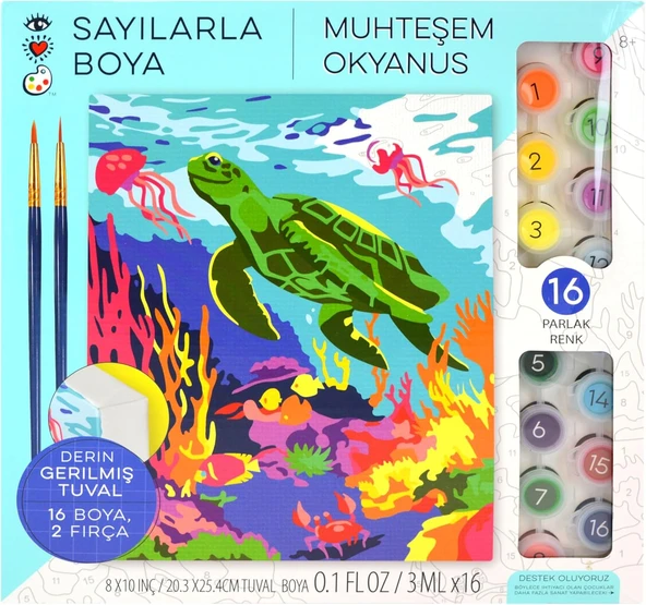 And Arts Numaralarla Boya Seti Amazing 9207 ürün görseli 1