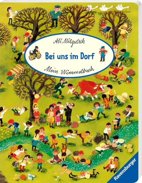 Mein Wimmelbuch: Bei Uns Im Dorf ürün görseli 1