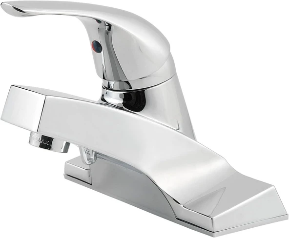 Pfister Lg1425000 Pfirst Serisi Tek Kontrollü 10 Cm Centerset Banyo Musluğu Cilalı Krom, Su Verimli Model ürün görseli 1