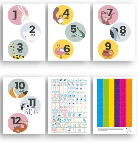 Le Color Lecolor Bebek Sticker Seti ürün görseli 1