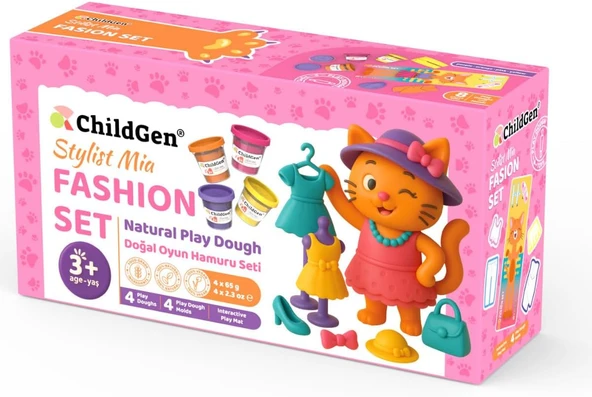 Childgen Doğal Oyun Hamuru Sevimli Patiler - Set ürün görseli 1